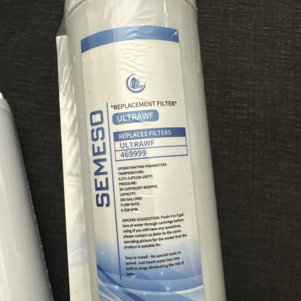 2-NEW Semeso Water Filter Replacement-ULTRAWF 469999 REFRIGERATOR Sealed Filter - Picture 2 of 2